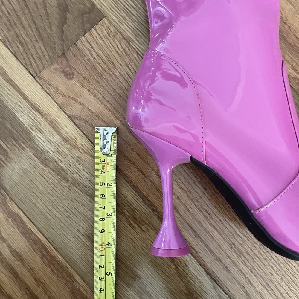 INC International Concepts Ibrina Stretch Booties Hot Pink Womens 6.5 Medium - Picture 7 of 8